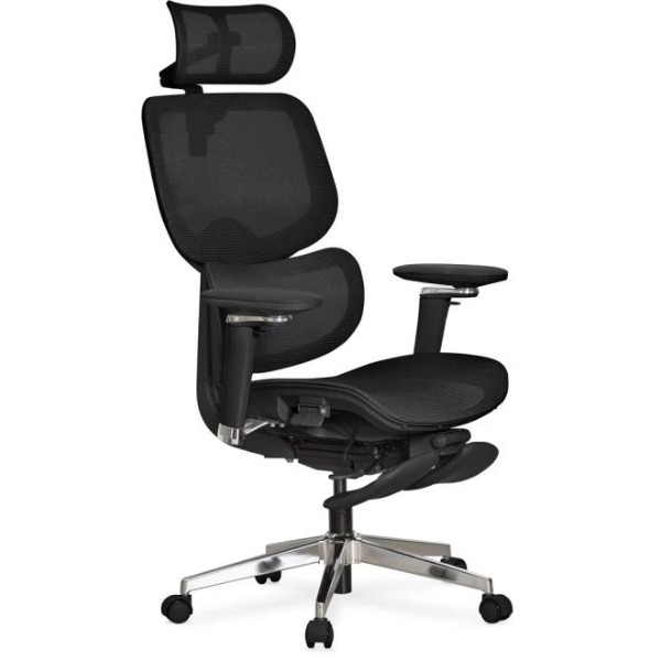 Фото - Крісло офісне Mealux D2 Air Plus Black (HF-D2 Plus M/B)